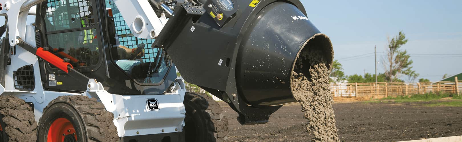 Bobcat Skid-steer / concrete mixer