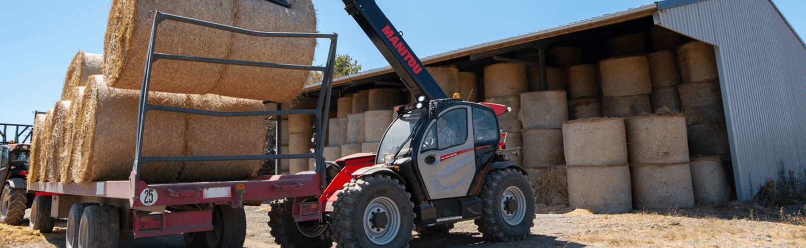 Manitou telehandler 841 side