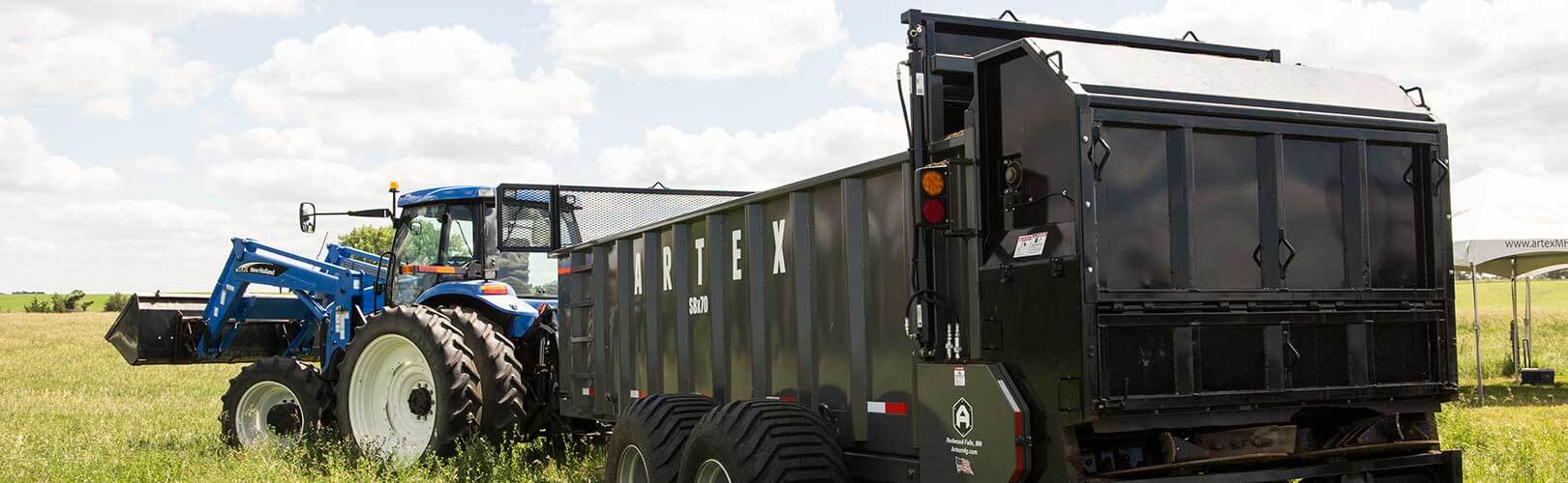Artex manure spreader