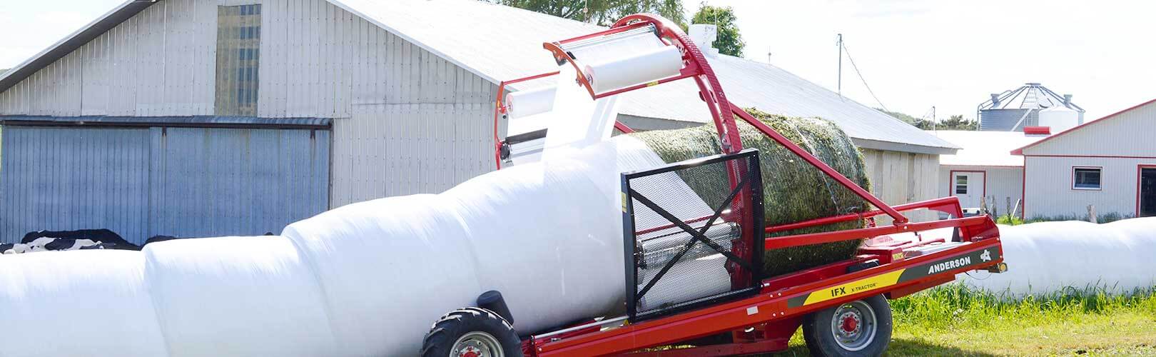 Anderson bale wrapper